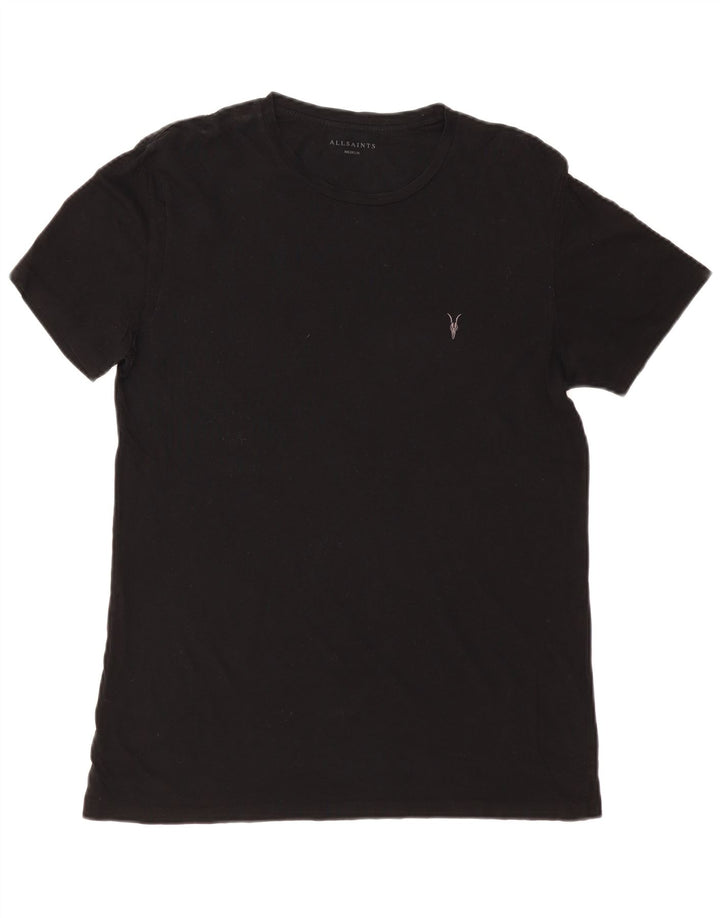 ALL SAINTS Tricou Bărbați Top Mediu Negru Bumbac