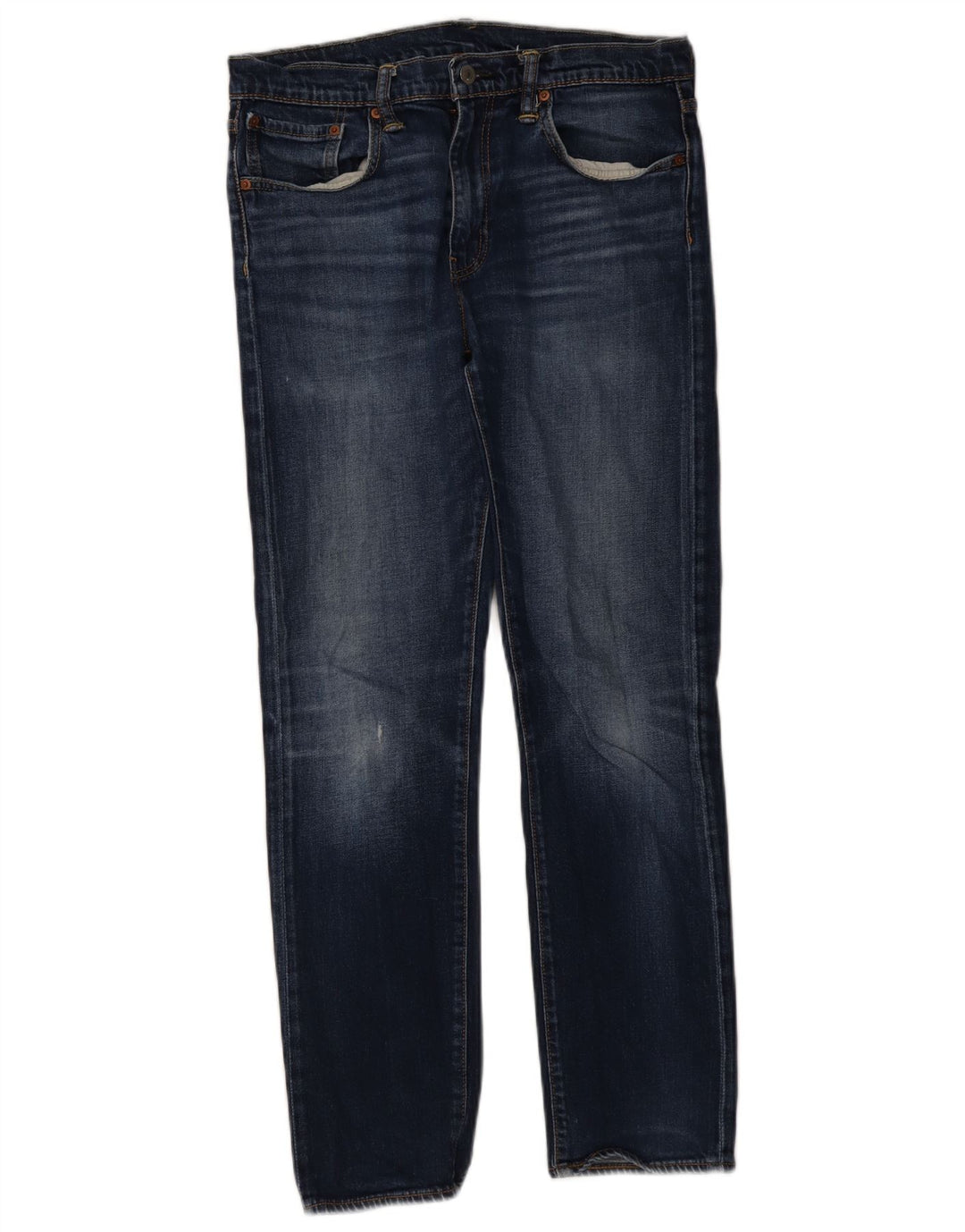Blugi drepți distressed pentru femei Levi's W33 L32 Bumbac albastru