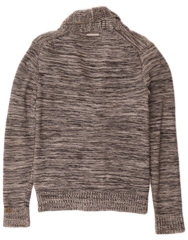 Pulover cardigan pentru bărbați Armani Exchange XS bumbac cu pete gri