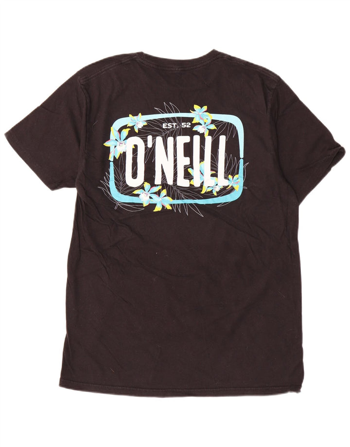 Tricou grafic O'Neill pentru bărbați, cu croiala modernă, top mediu din bumbac negru