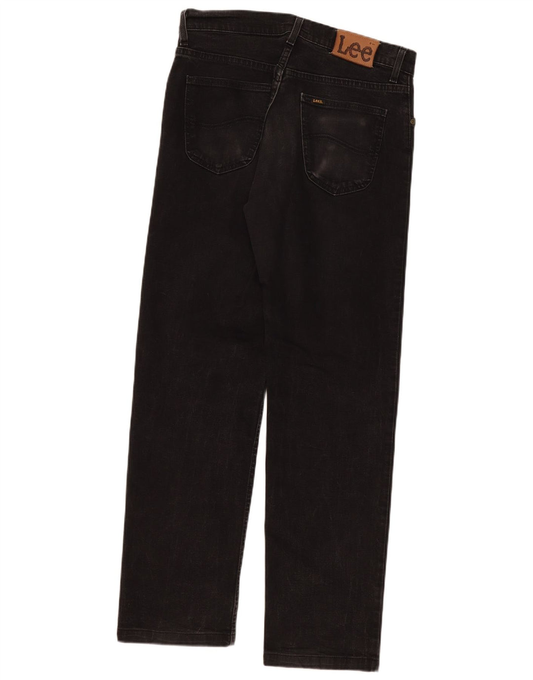 Blugi Lee Brooklyn Straight pentru bărbați W33 L31, bumbac negru