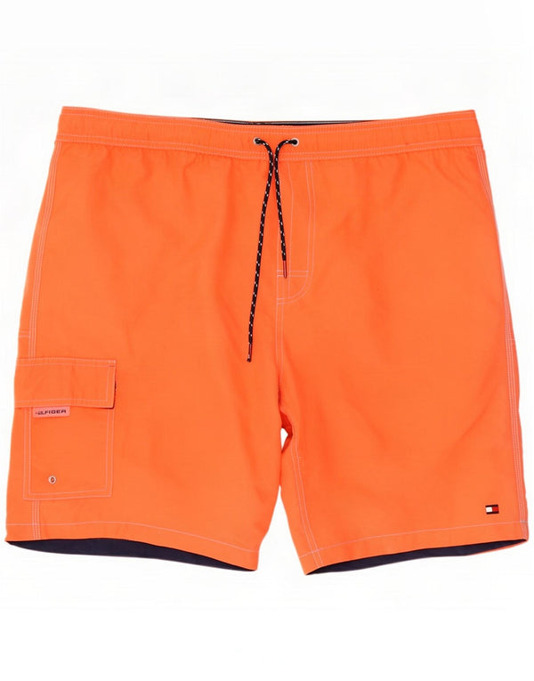 Tommy Hilfiger Mens Cargo Swimming Shorts Poliester portocaliu mare