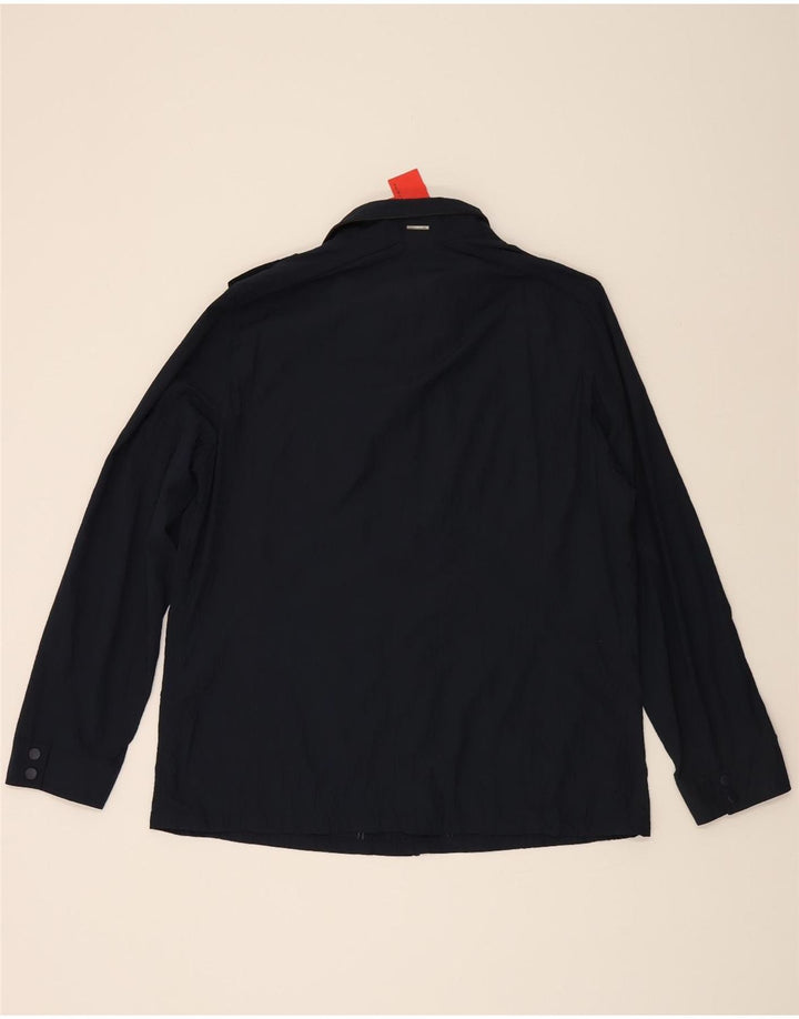JUPITER Mens Utility Jacket UK 48 4XL Navy Blue Polyester Vintage Jupiter and Second-Hand Jupiter from Messina Hembry 