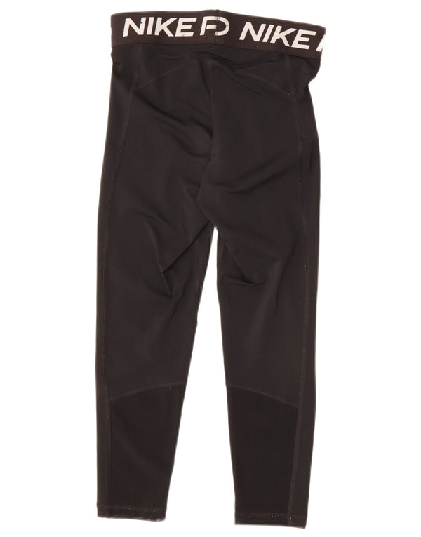 Leggings Nike Dri Fit Graphic Capri pentru femei UK 10 Small Black