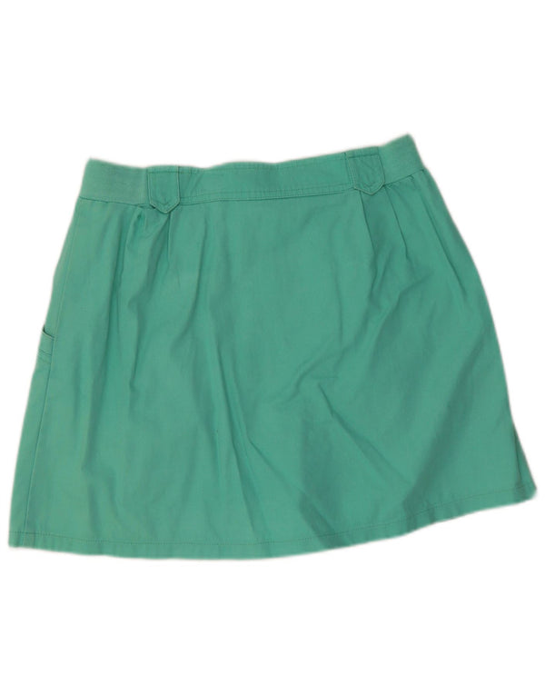 Fusta mini Adidas pentru femei UK 10 Small W26 Bumbac verde