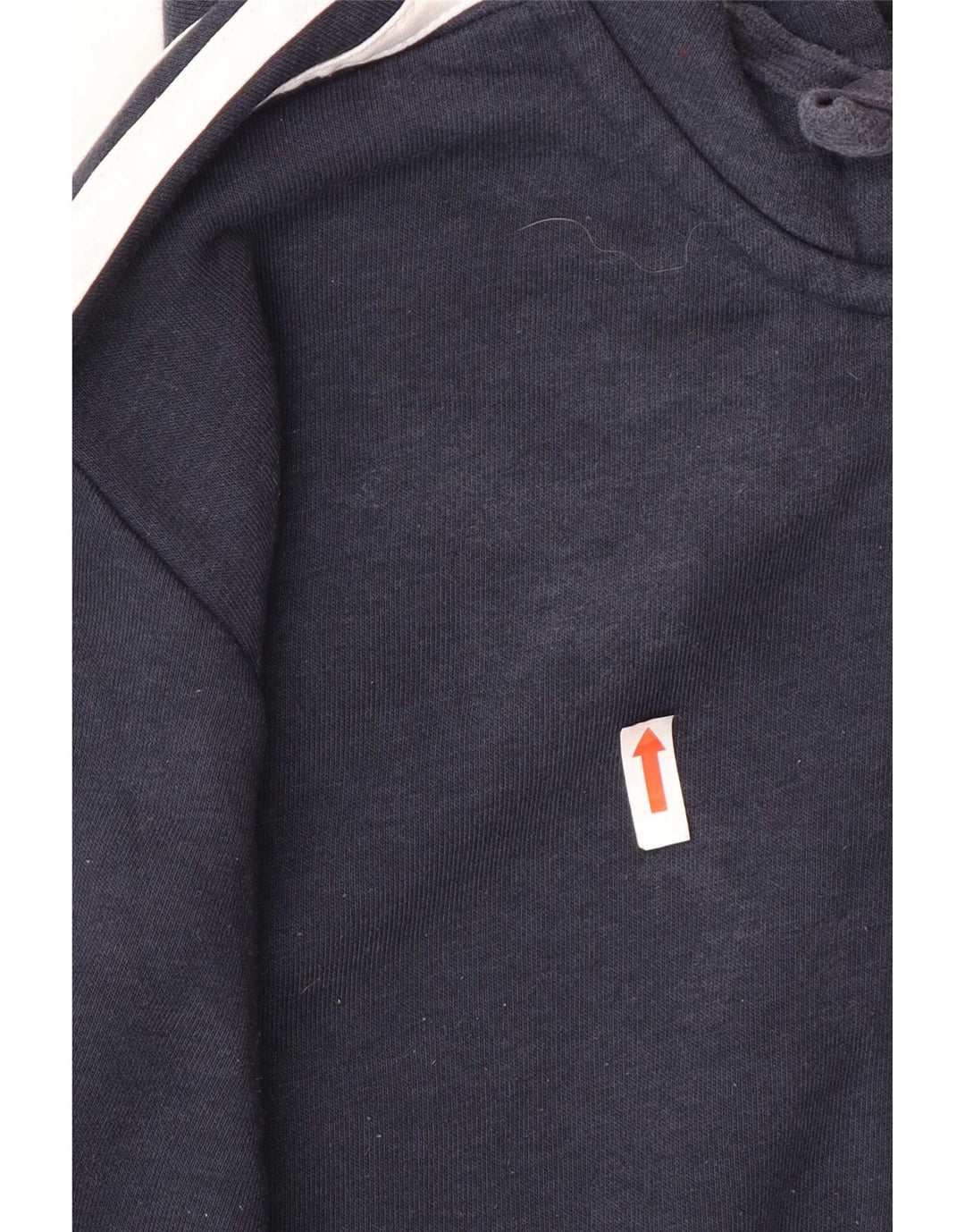 Pulover Adidas pentru bărbați, cu fermoar, bumbac, albastru, mediu