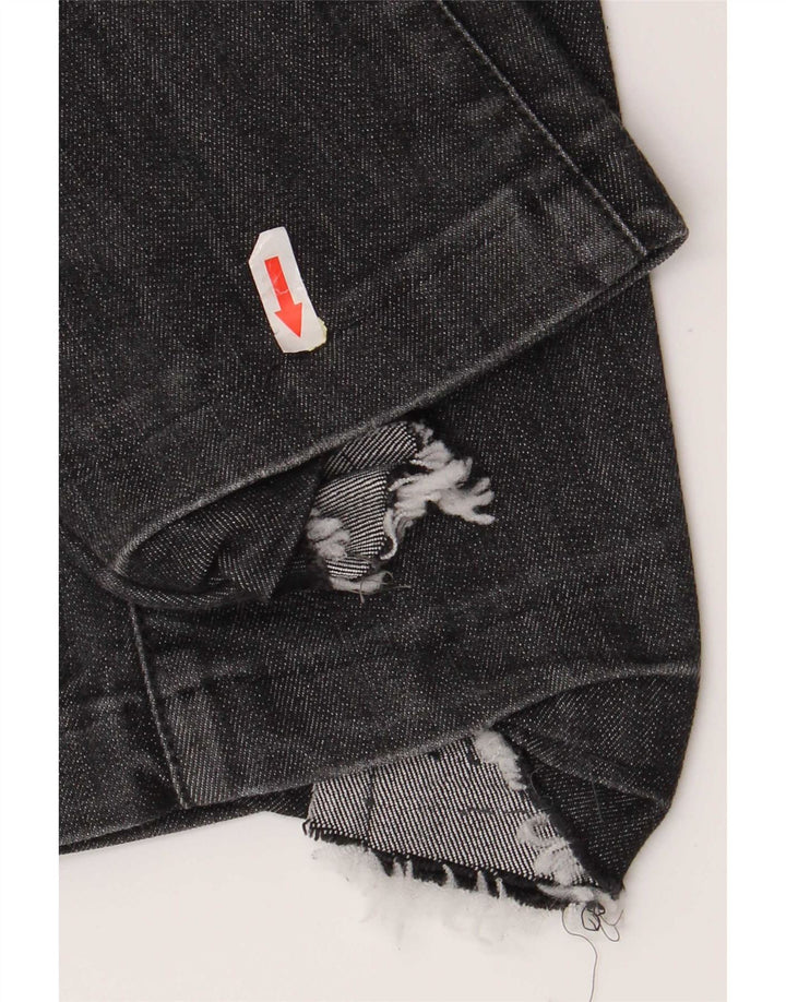 Blugi Guess Crop Slim pentru femei W29 L26 gri