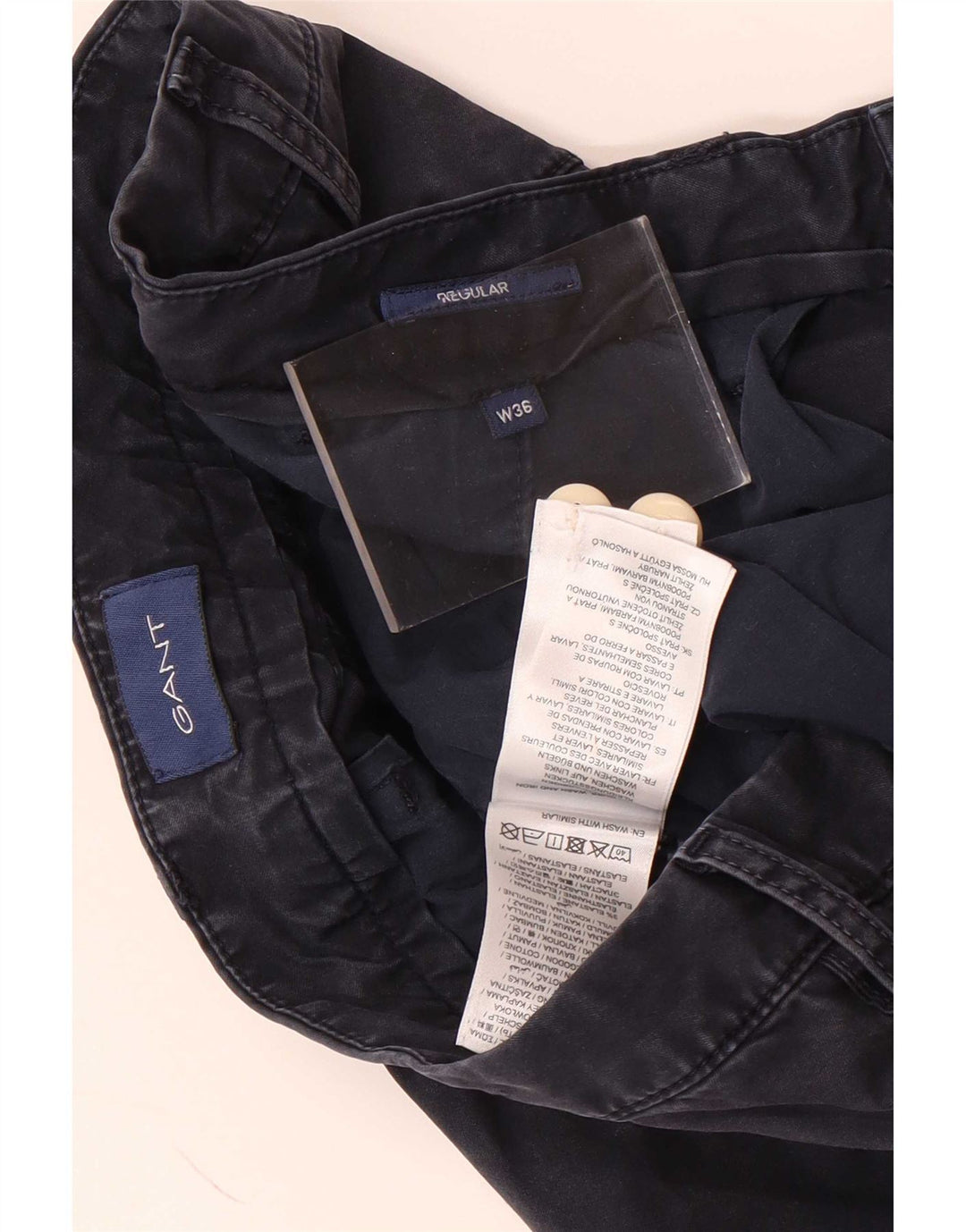 Pantaloni scurți chino pentru bărbați Gant W36, mari, albastru, bumbac