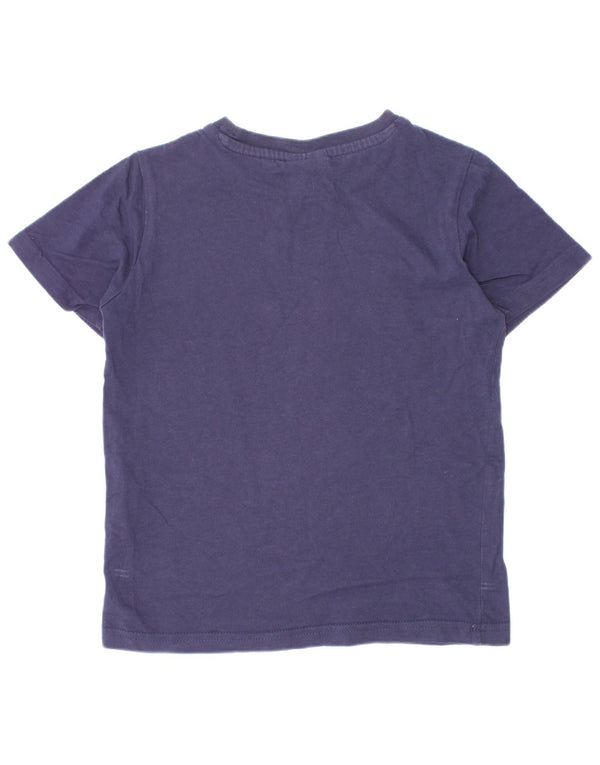 Tricou grafic Champion pentru băieți Top 5-6 ani XS Bumbac bleumarin