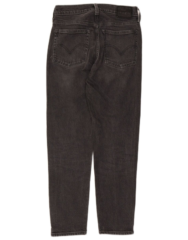 Blugi conici pentru femei Levi's W26 L26 bumbac negru