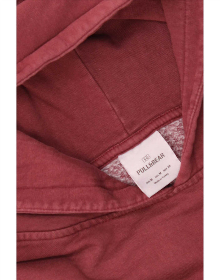 Pull & Bear Pull & Bear Pulover Oversized Hoodie pentru femei UK 14 Medium Burgundy