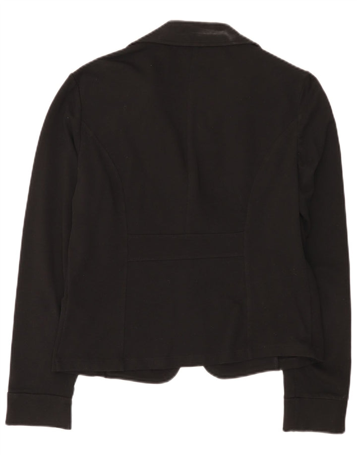 Jachetă Liu Jo pentru femei, cu 1 nasture, UK 18 XL, bumbac negru