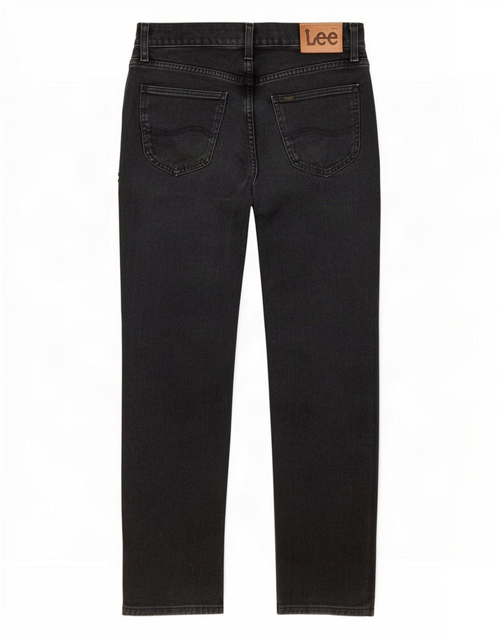 Blugi drepti pentru femei Lee W29 L34 bumbac negru