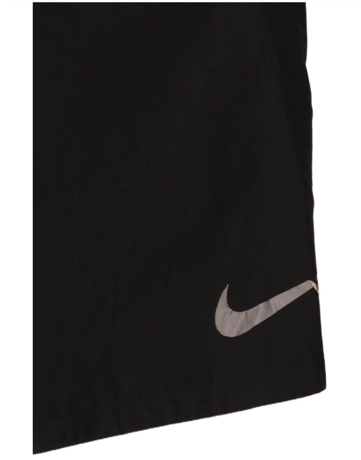 Pantaloni scurți sport Nike Dri Fit pentru bărbați, poliester mediu negru
