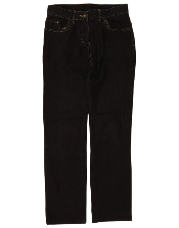 Blugi drepti pentru femei Marks & Spencer UK 8 Small W26 L27 Bumbac negru