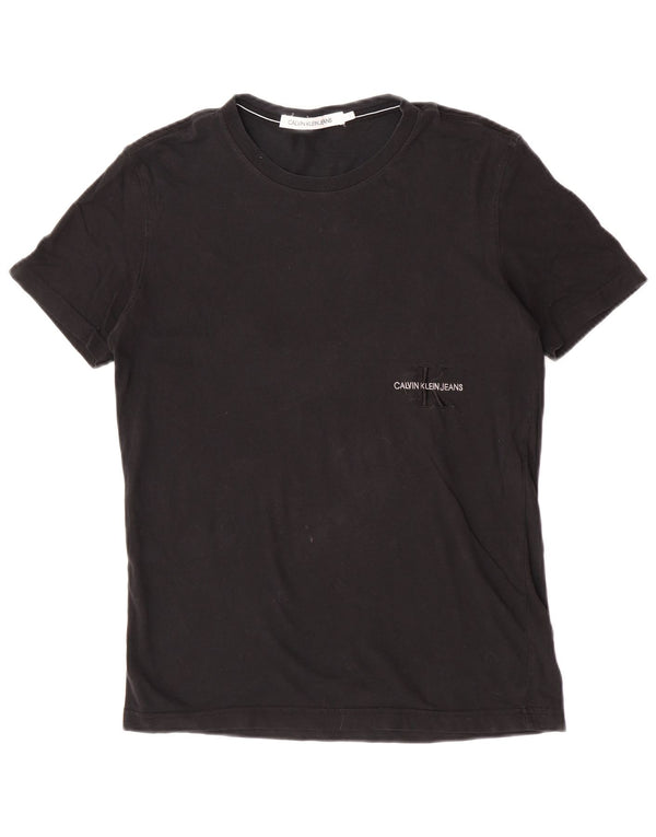 Tricou Calvin Klein pentru femei Top UK 14 Large Black Bumbac