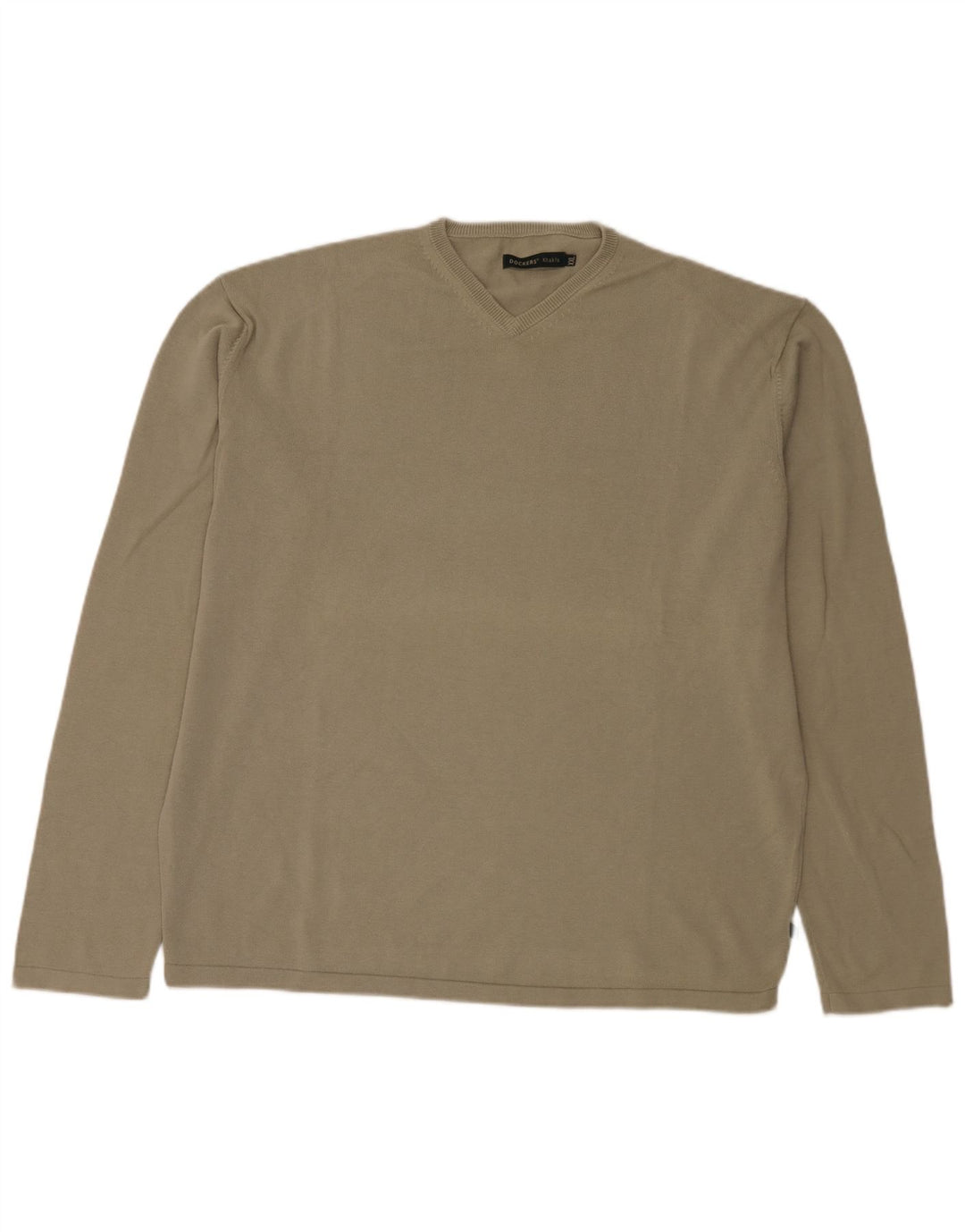 Pulover Dockers pentru bărbați, kaki, cu decolteu în V, 2XL, kaki