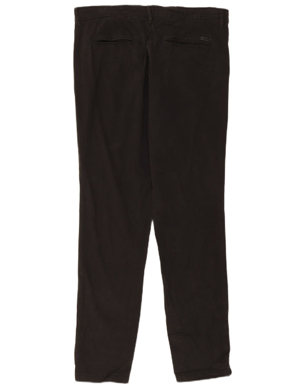 Pantaloni chino slim pentru bărbați Jack & Jones L34 L32 bumbac negru