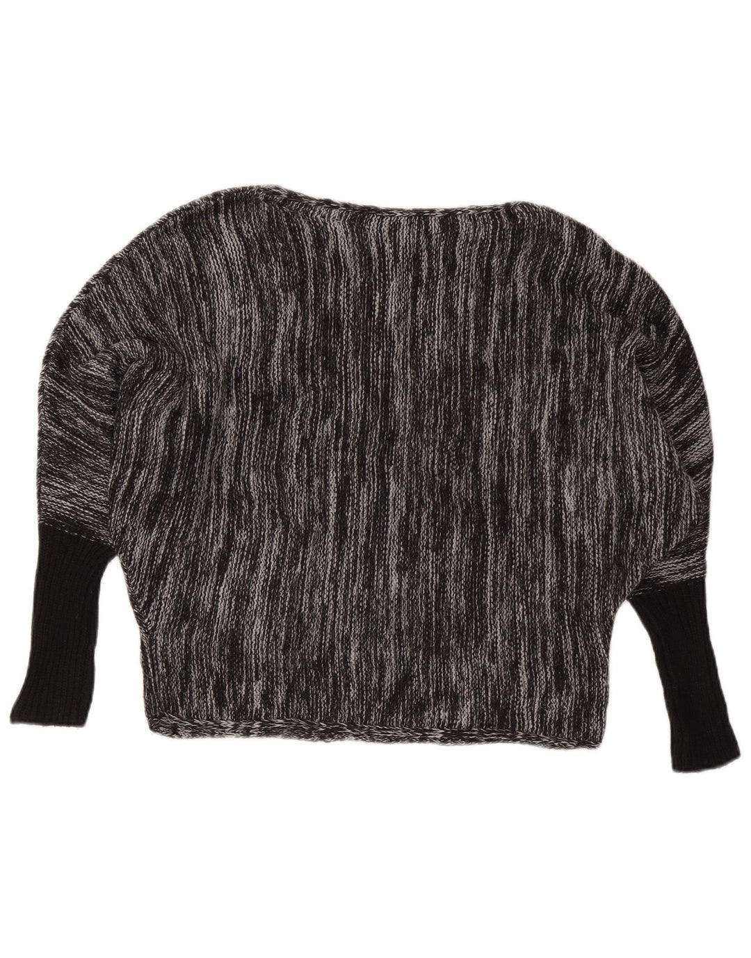 CALVIN KLEIN JEANS Pulover pentru femei cu gât de barcă UK 6 XS Gri pete