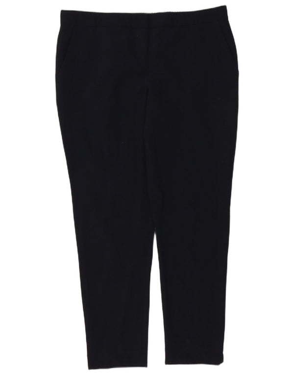 Pantaloni chino conici pentru femei Hobbs UK 14 Large W36 L29 Bleumarin
