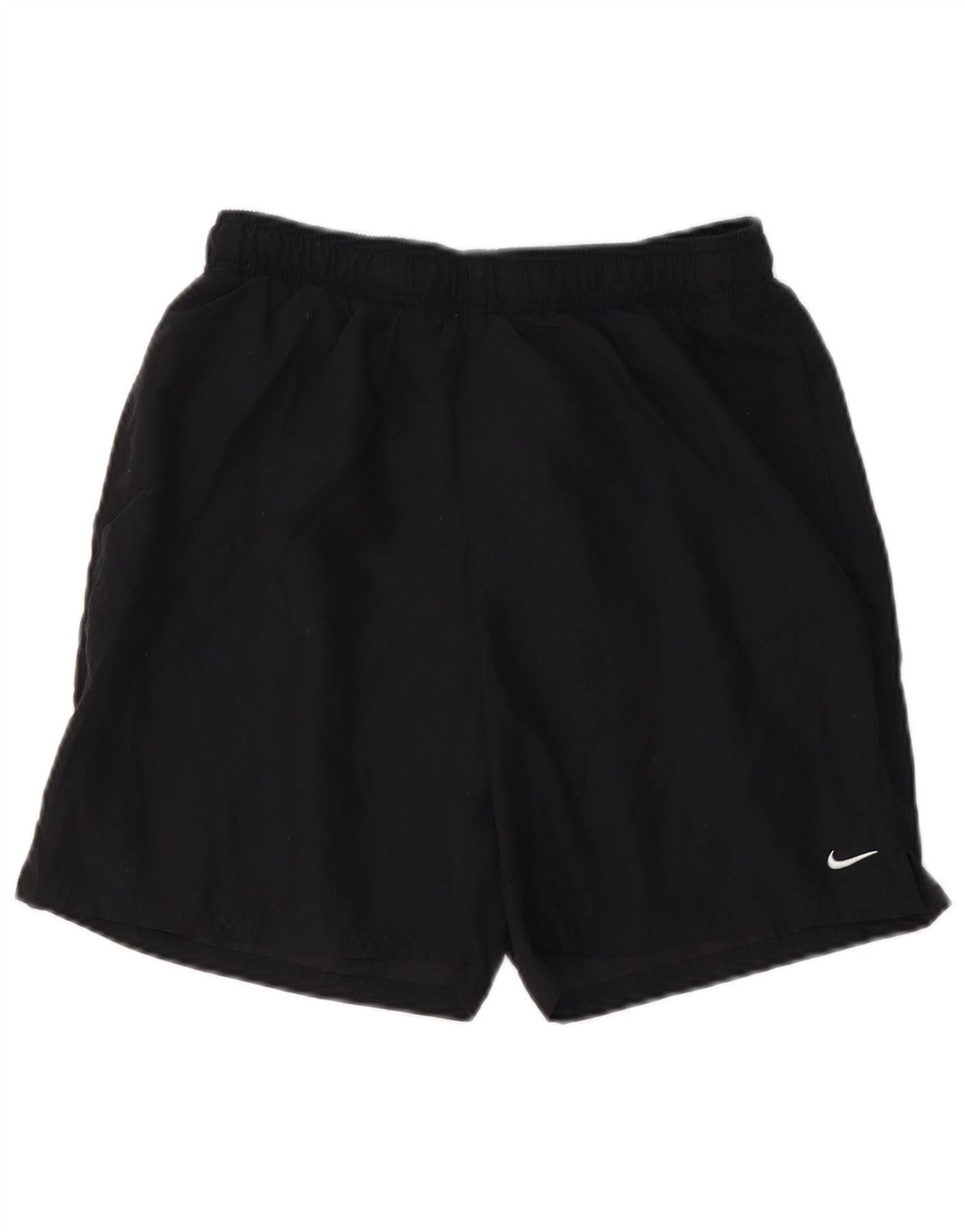Pantaloni scurti sport NIKE pentru femei UK 12 Poliester mediu negru