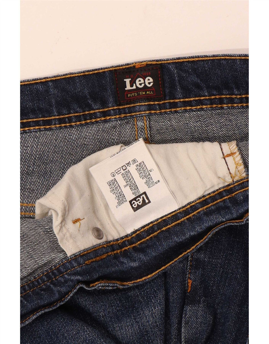 Blugi Lee Brooklyn Straight pentru bărbați W40 L27 Bumbac albastru