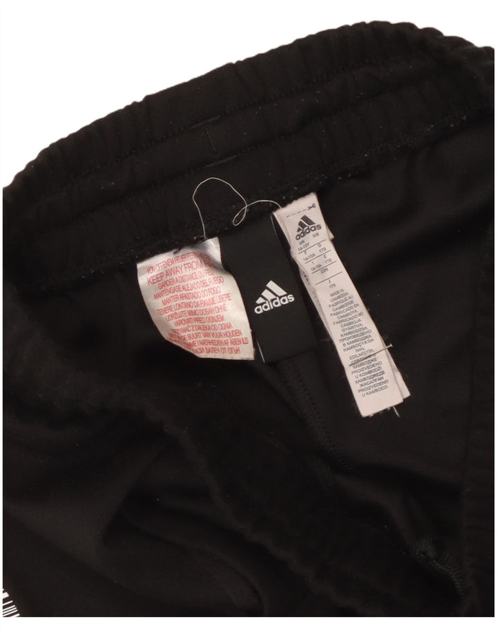 Pantaloni scurți sport pentru băieți Adidas 14-15 ani, negru, poliester