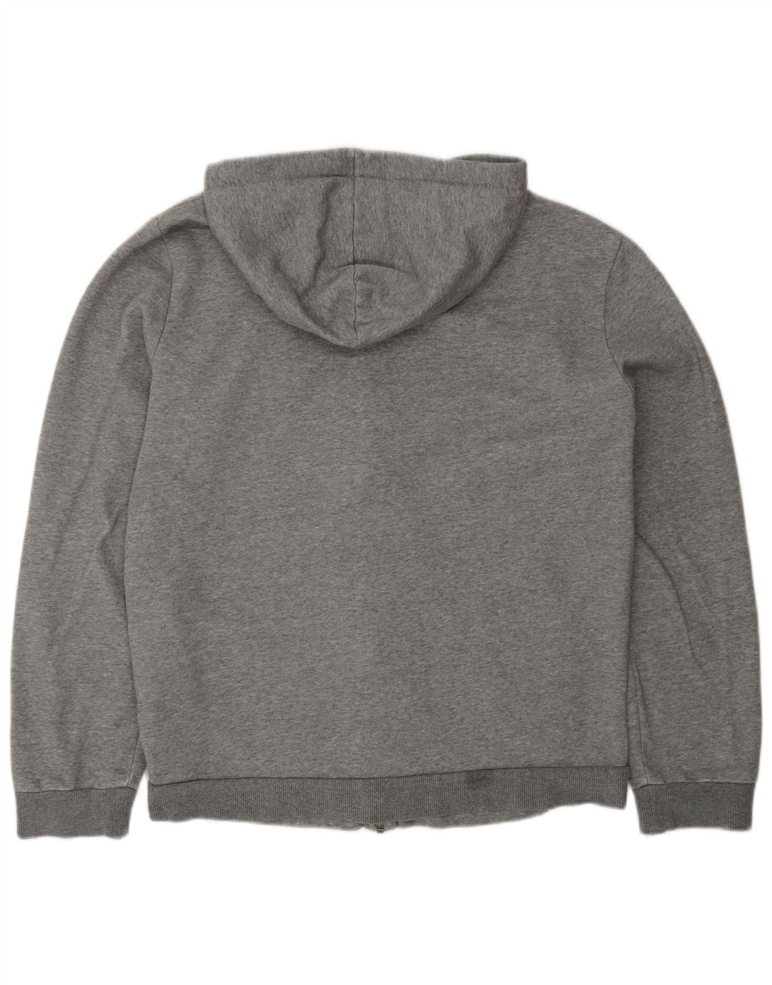 Pulover Puma pentru bărbați, cu fermoar, din bumbac color bloc, gri mediu