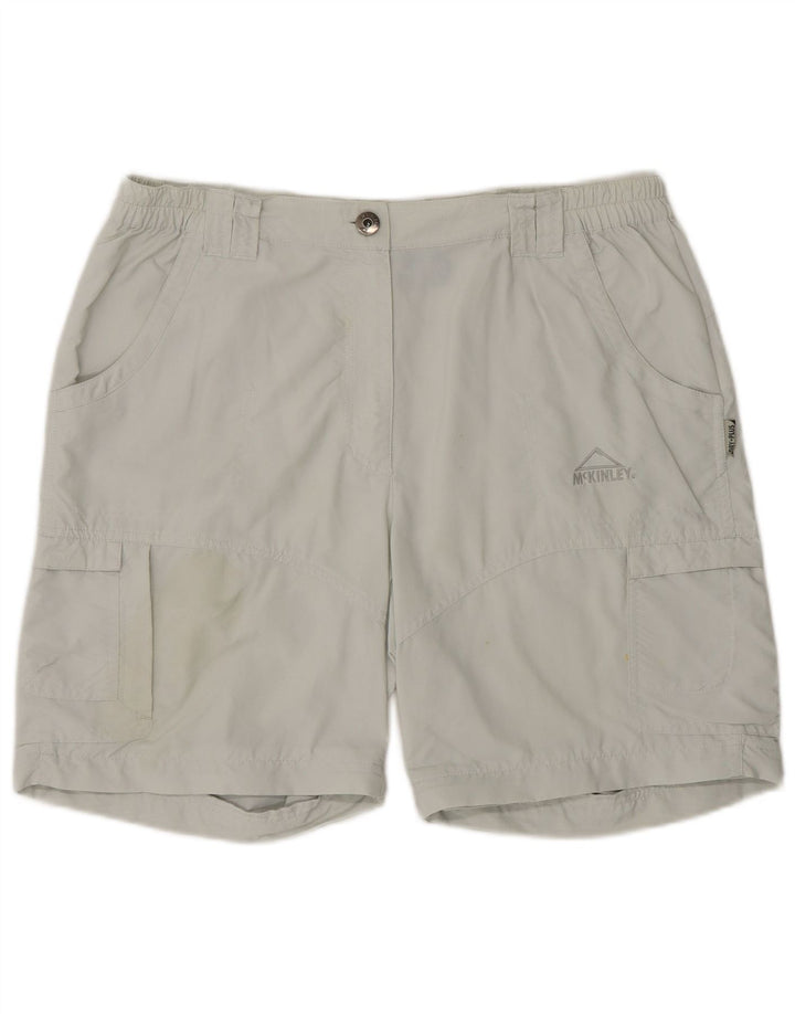Pantaloni scurti cargo pentru femei MC KINLEY UK 16 Large W34 Gri Poliamidă