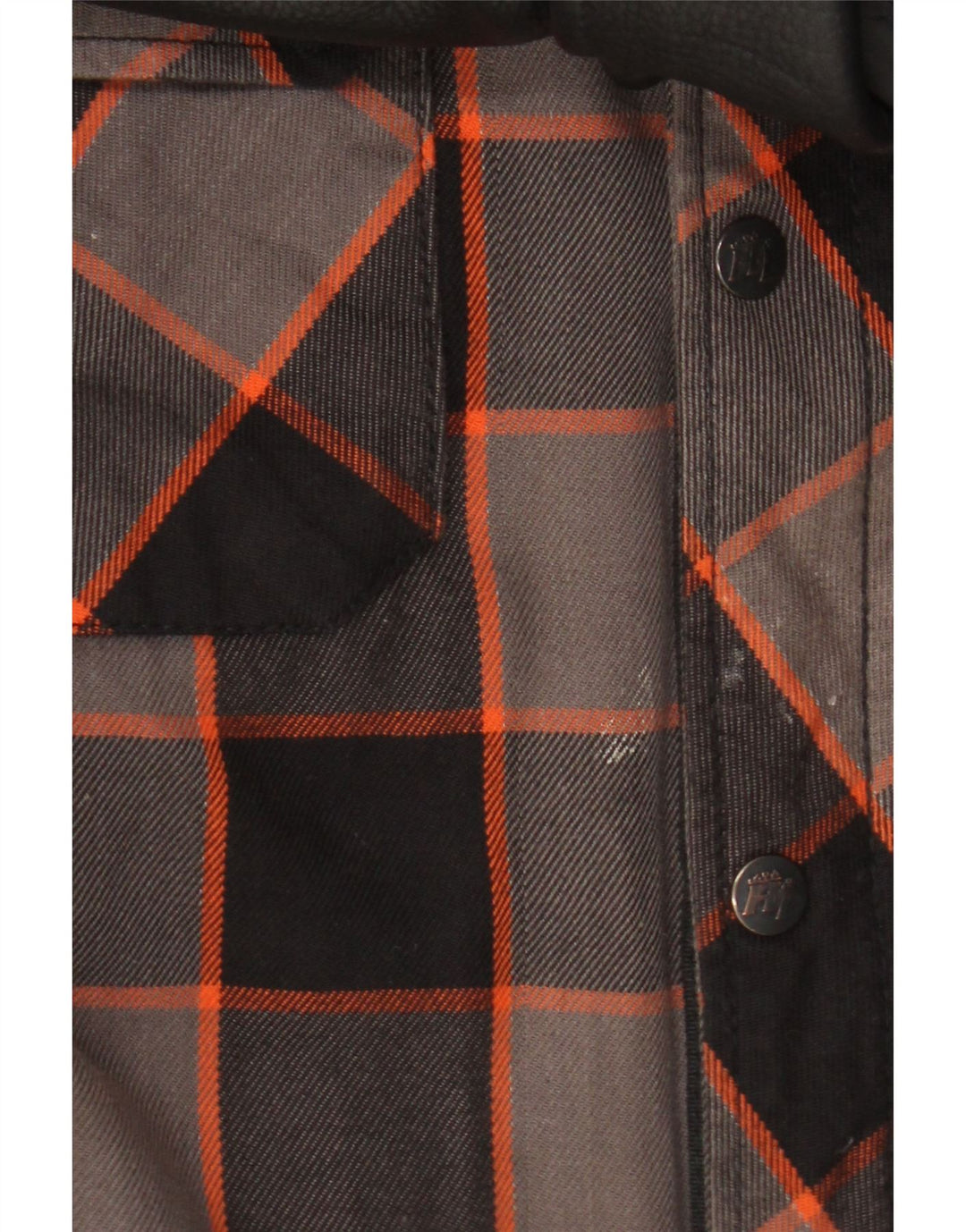 Cămașă Vintage pentru bărbați, 2XL, bumbac cu carouri gri