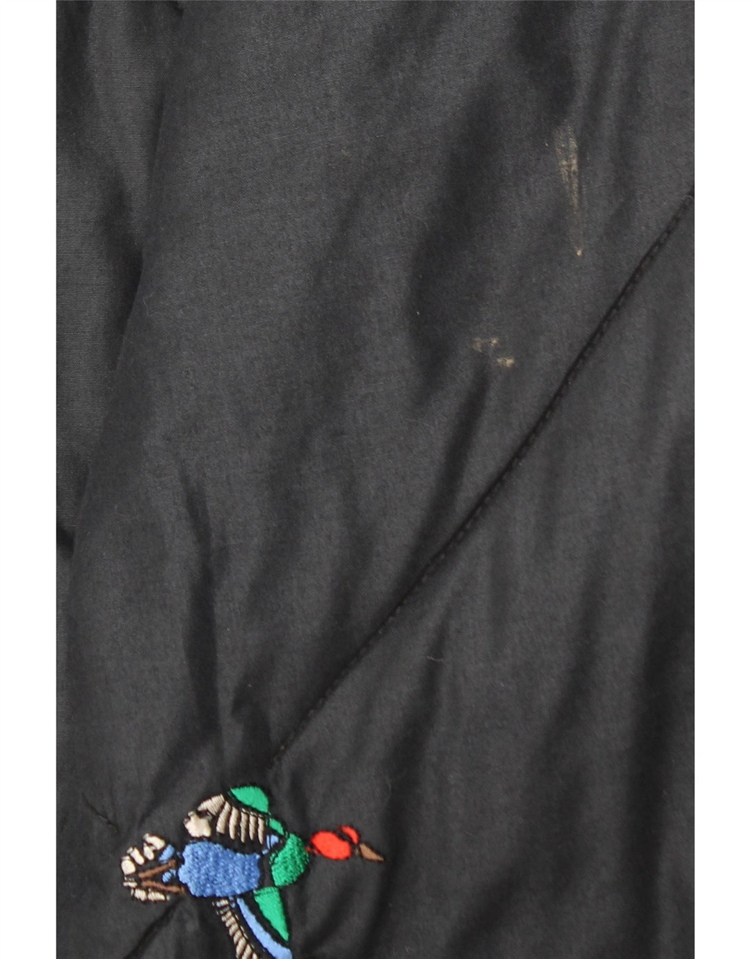 VINTAGE Jachetă de vânt pentru femei, cu ajustare largă, UK 20 2XL, negru, imprimeu cu animale