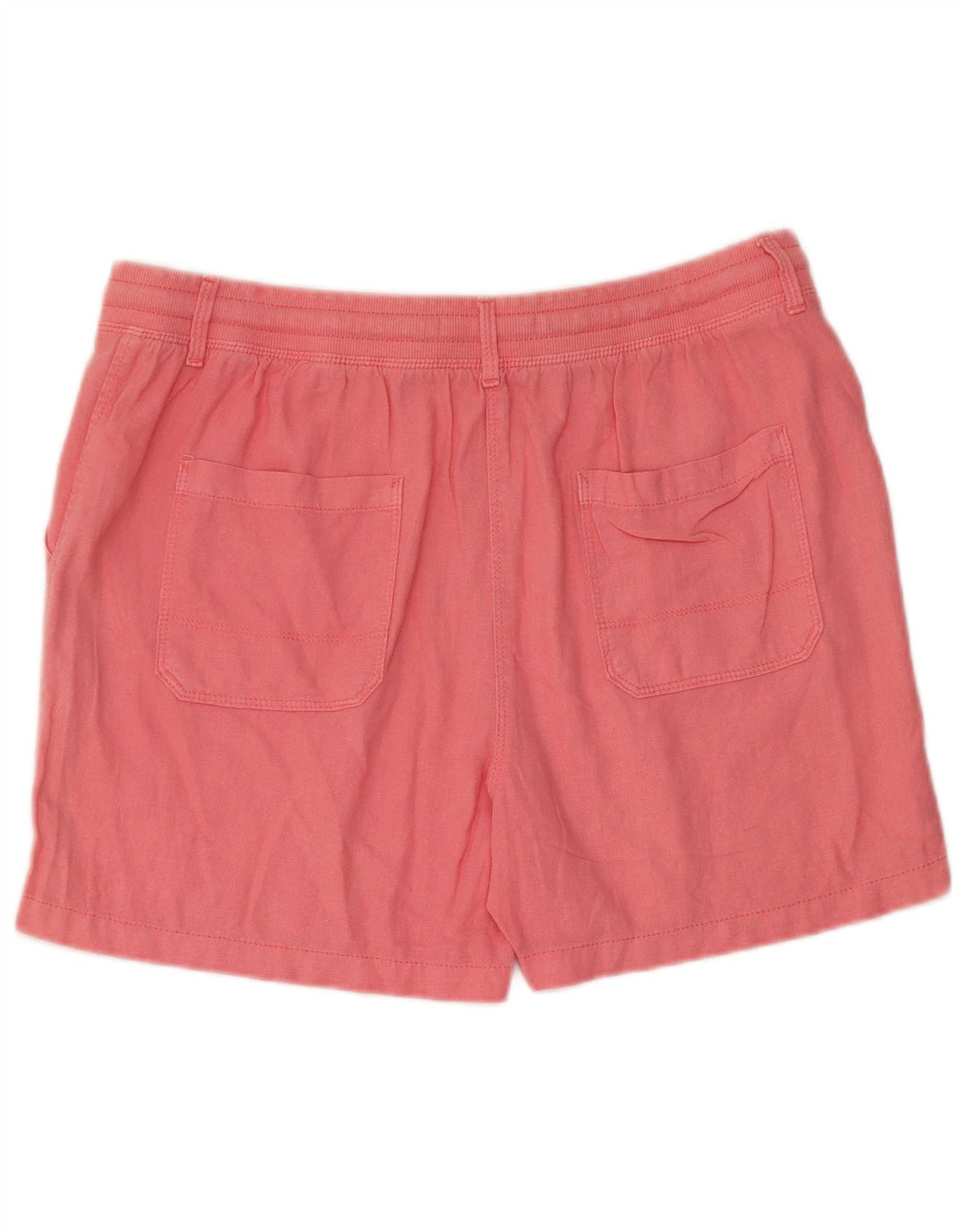 Marks & Spencer Pantaloni scurți pentru femei UK 14 Large W34 Pink Linen