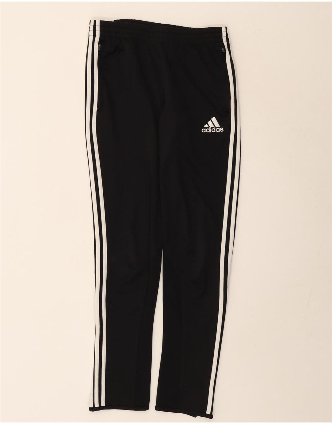 Pantaloni de trening Adidas Climacool pentru baieti 15-16 ani, negru, color block