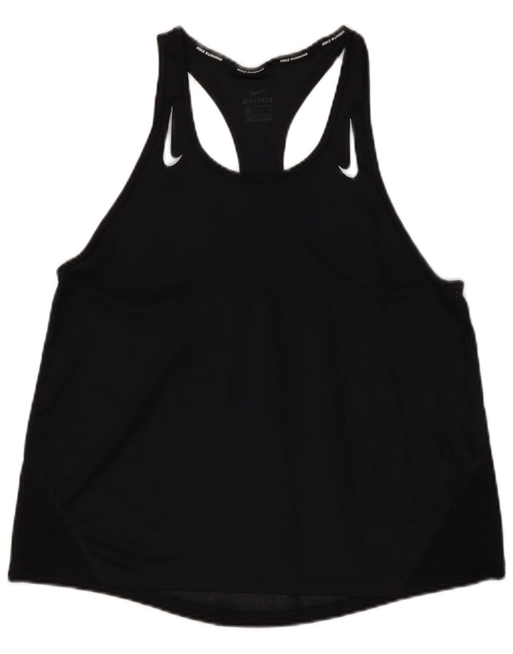 Top cu vestă Dri Fit NIKE pentru femei UK 14, mare, negru