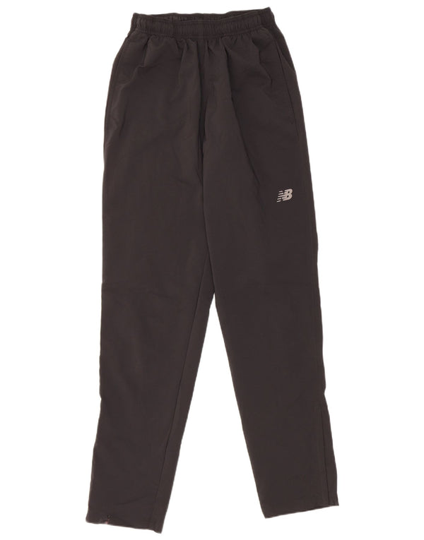 Pantaloni de trening pentru bărbați New Balance, poliester negru mic