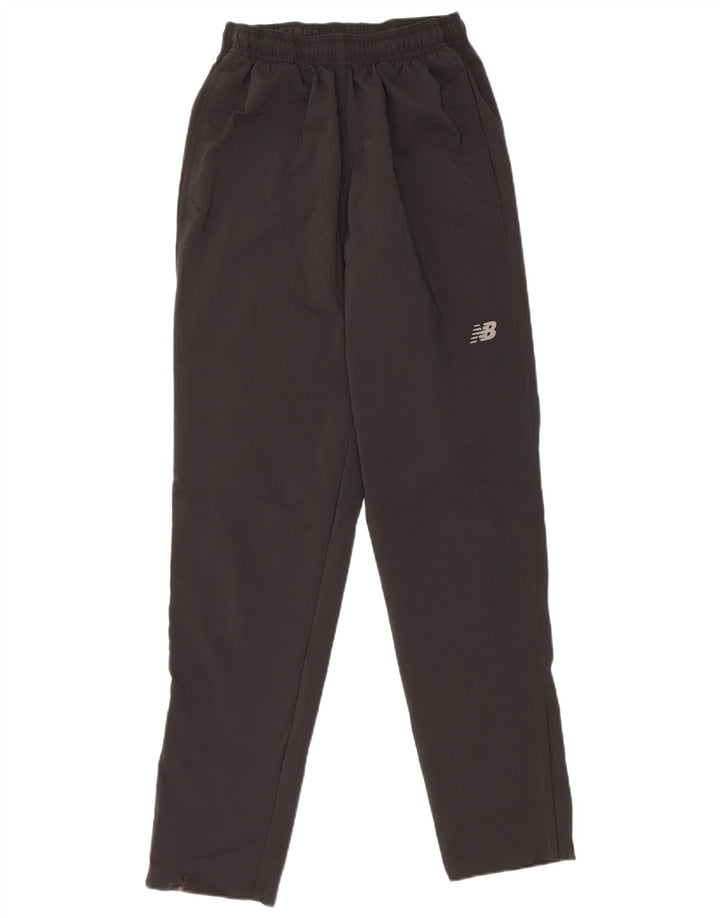 Pantaloni de trening pentru bărbați New Balance, poliester negru mic