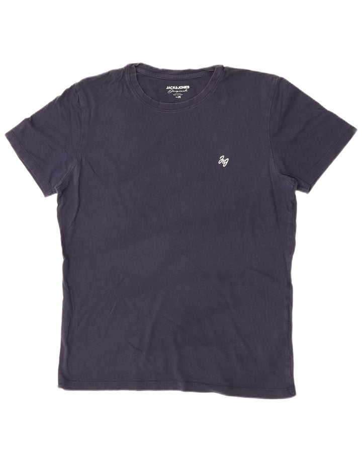 Jack & Jones Bărbați Tricou Top Mediu Bleumarin Bumbac