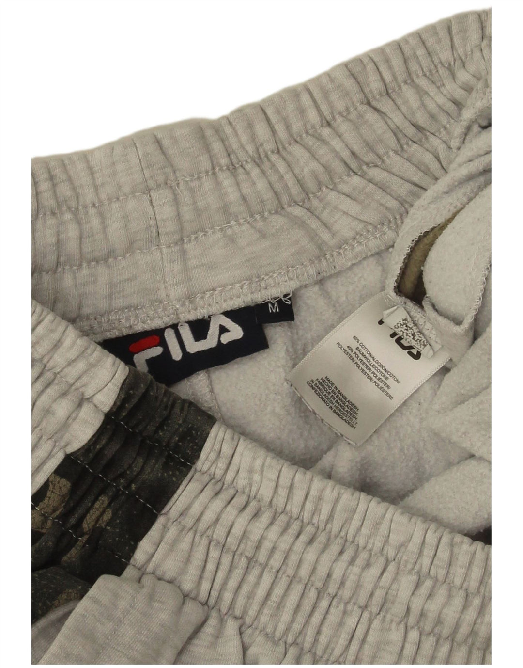 Pantaloni de trening Fila Barbati Joggeri Gri mediu Camuflaj Bumbac