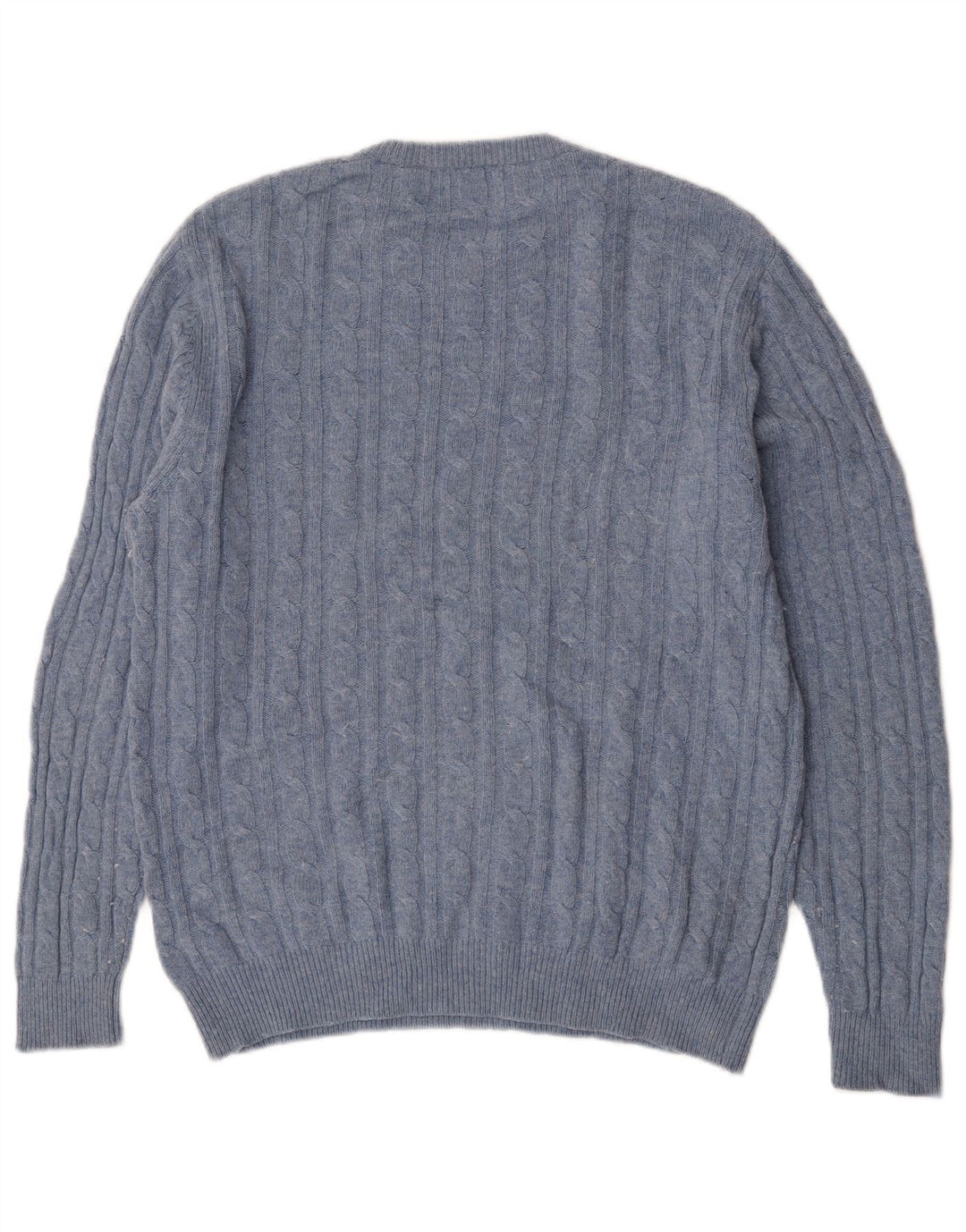 Pulover Jack Wills pentru bărbați The Marlow, cu gât crew, lână mare, albastră