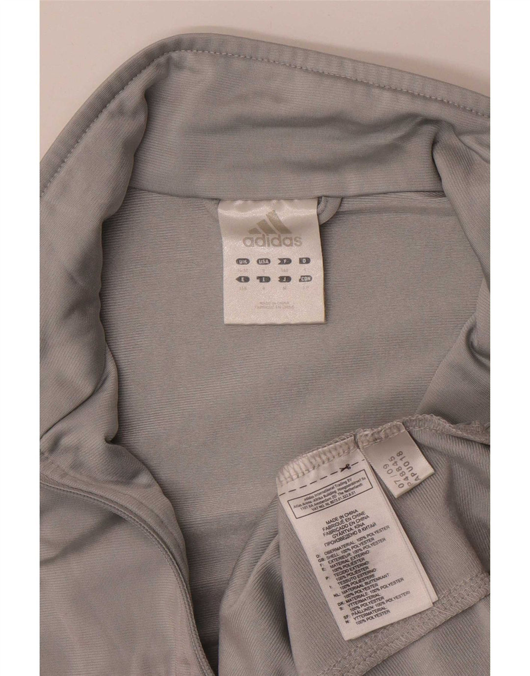 Jachetă de trening Adidas pentru bărbați Marea Britanie 36/38, Gri mic, poliester color bloc