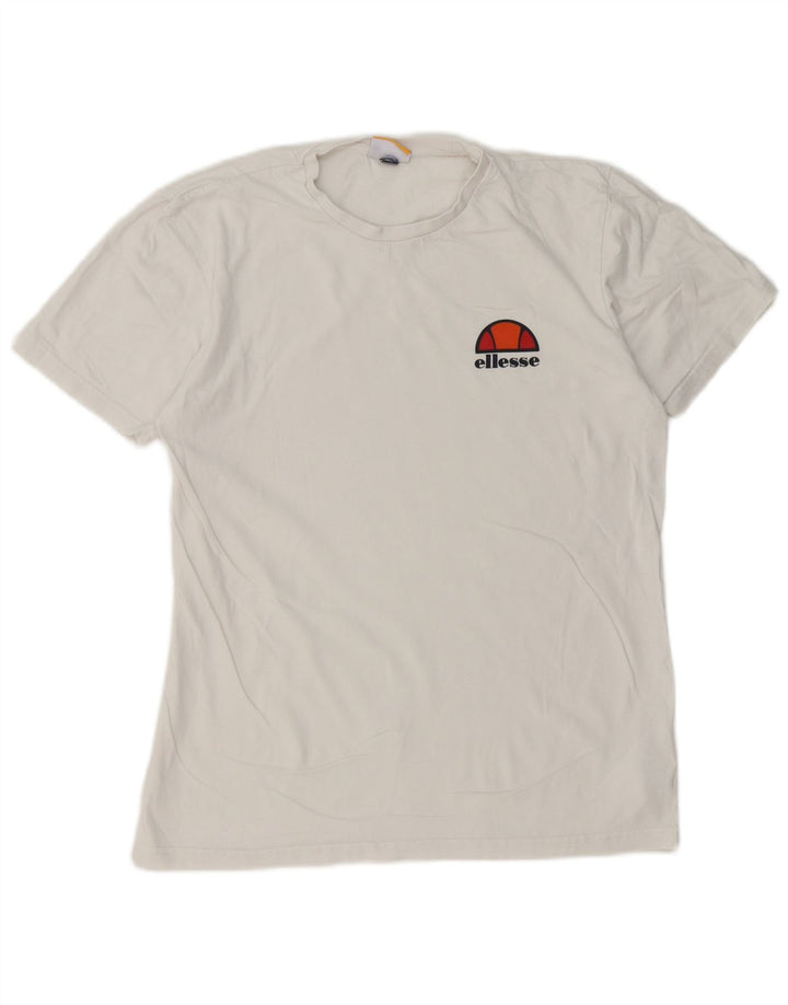 Tricou bărbați Ellesse Top mic Bumbac alb