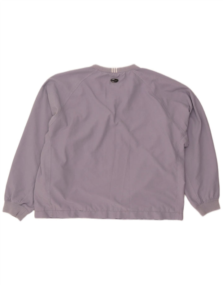 ADIDAS pentru femei Climashell Pullover Trening Top UK 16 Large Purple