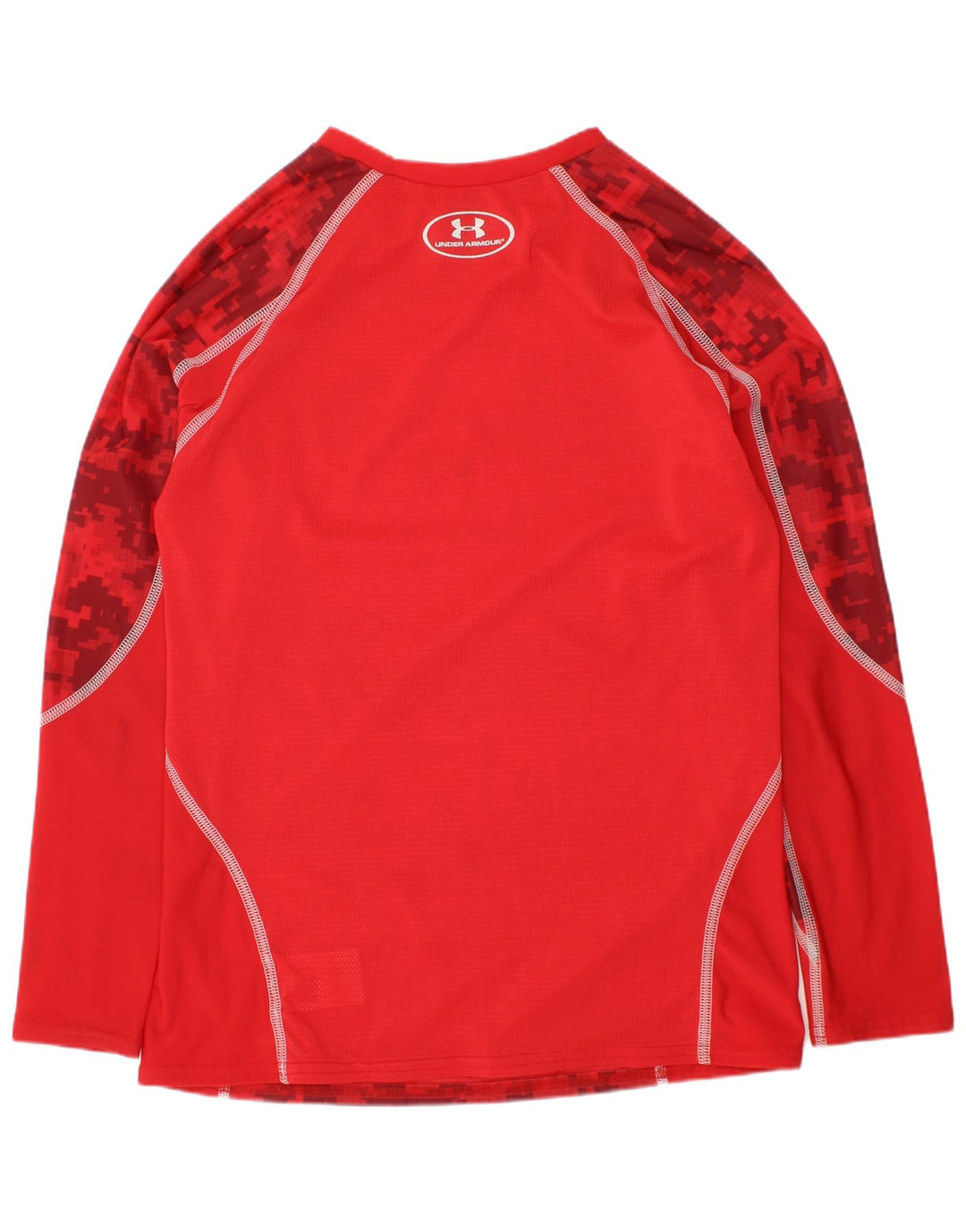 UNDER ARMOUR Băieți Heat Gear Top grafic cu mânecă lungă 13-14 ani XL Roșu