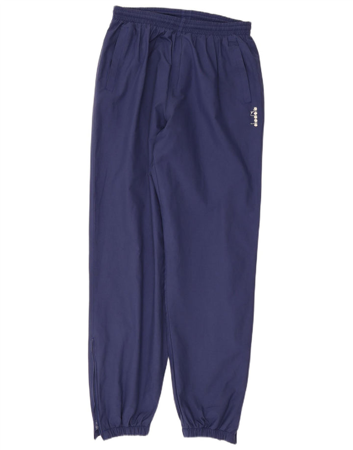 Pantaloni de trening Diadora pentru bărbați Pantaloni de jogging mari poliester bleumarin
