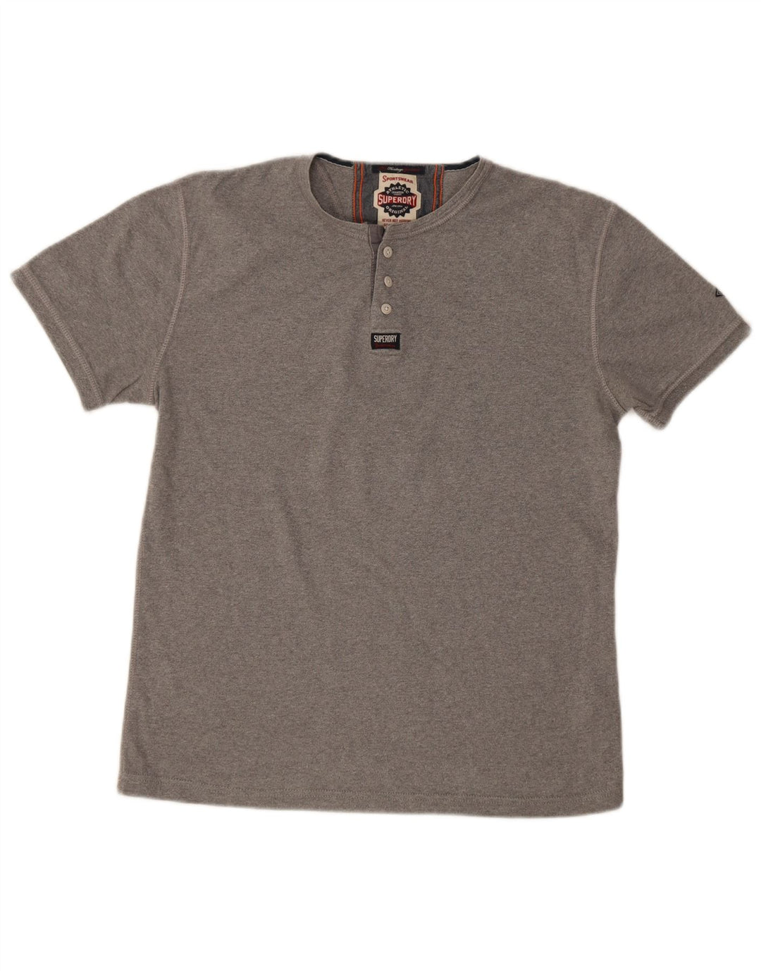 Tricou Superdry pentru bărbați Top mare bumbac gri