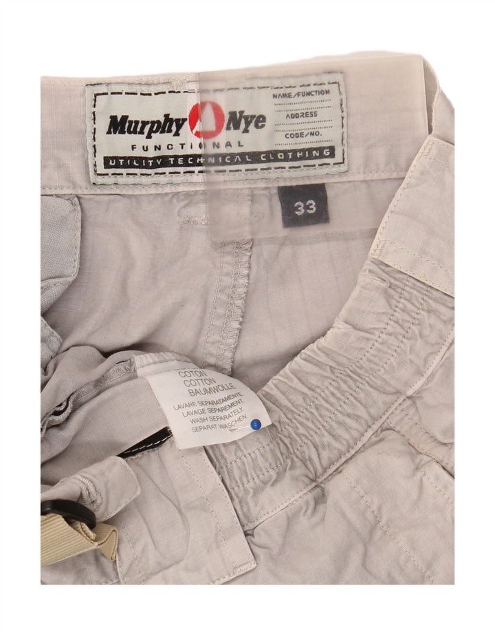 Murphy & Nye Joggeri pentru bărbați Pantaloni cargo W33 L32 bumbac gri