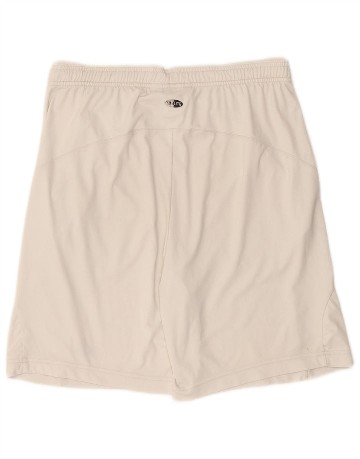 Pantaloni scurți sport Adidas Clima 365 pentru bărbați, poliester alb mic