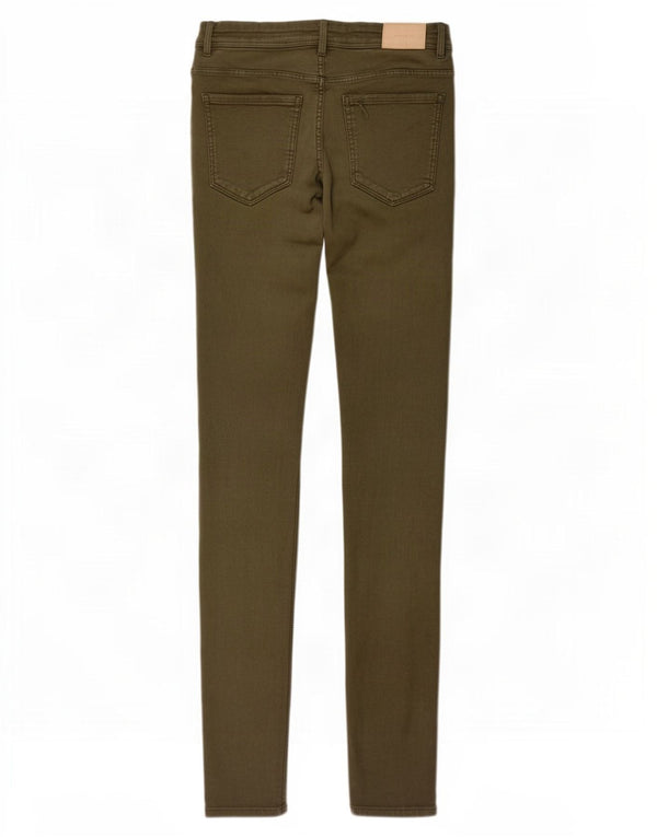 Blugi skinny Trafaluc pentru femei Zara EU 40 Medium W30 L32 Kaki Bumbac