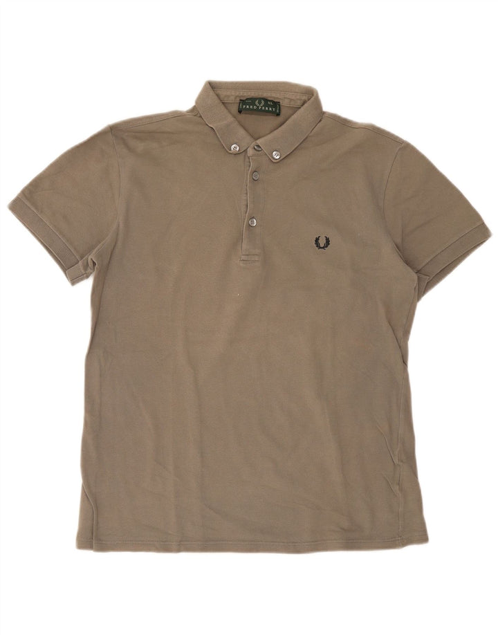 Cămașă polo Fred Perry pentru bărbați XL bumbac gri