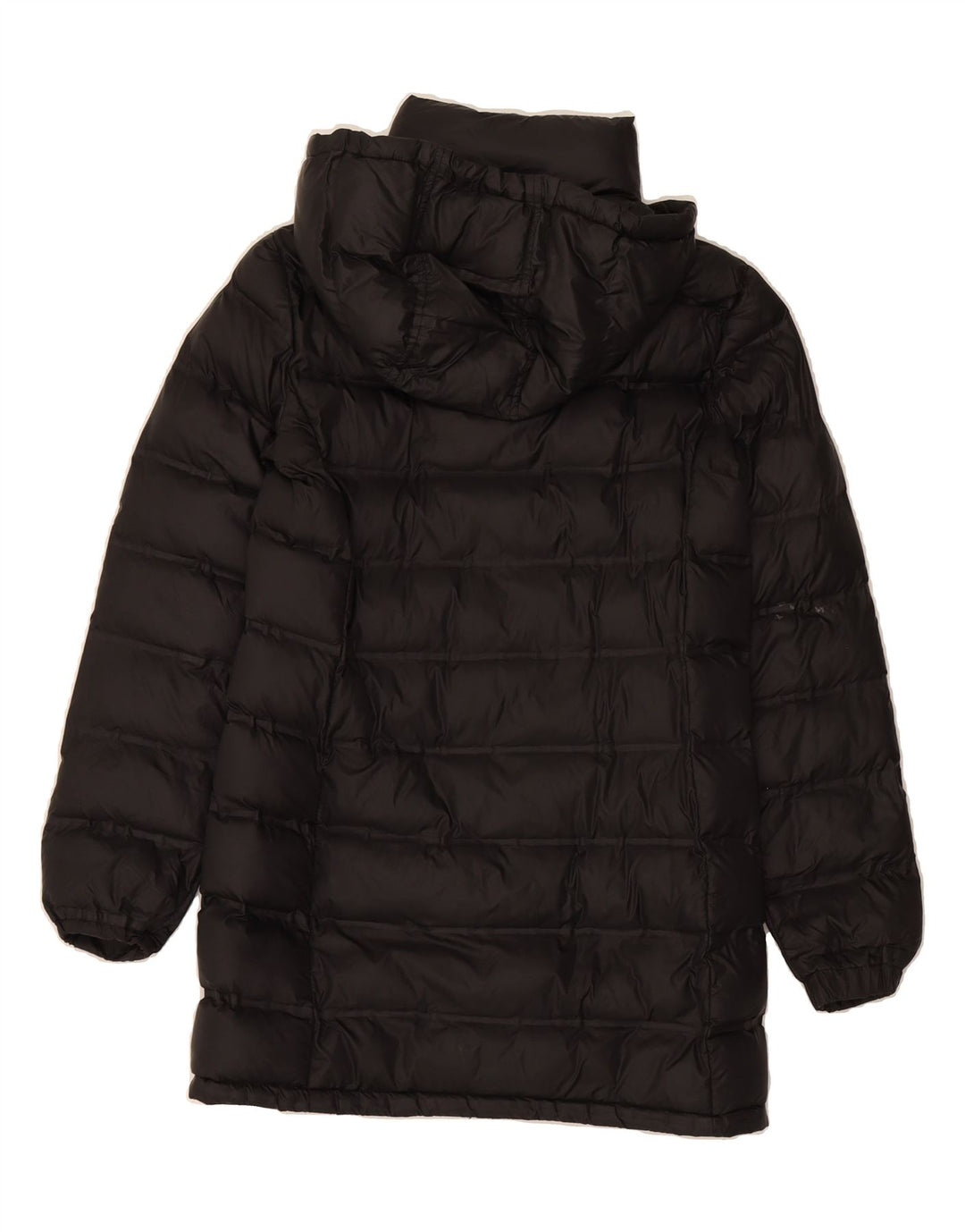 ZARA Womens Hooded Padded Coat UK 6 XS Black Polyamide Vintage Zara and Second-Hand Zara from Messina Hembry 